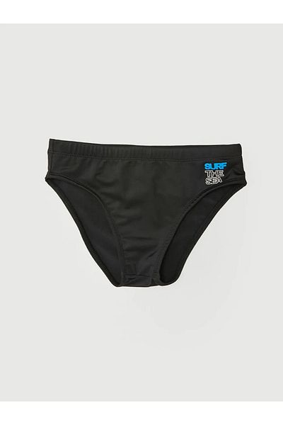 LC Waikiki Lcw Kids bedruckter, schnell trocknender Slip-Badeanzug für Jungen