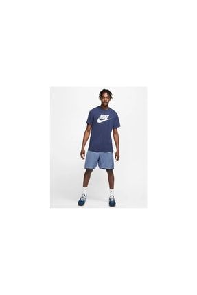 Nike Nsw Tee Icon Futura Erkek Lacivert Gunluk Stil T sh rt Fiyat Yorumlar Trendyol