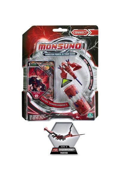 GIOCHI PREZIOSI Monsuno, Licensed Fusion Shadowhornet Figure, Launch Capsule and Game Card