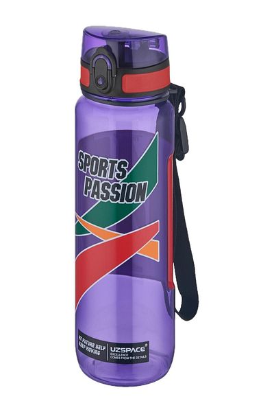Uzspace Sports Passion 500 Ml Tritan Water Bottle with Anti-Slip Holding Feature