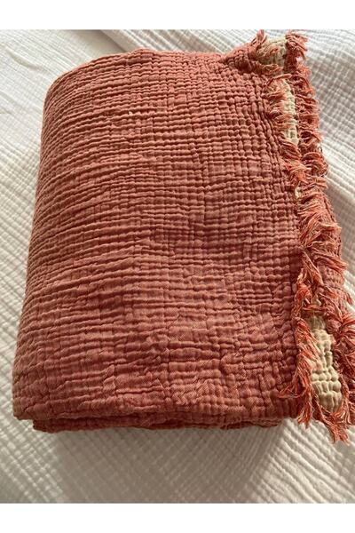 Mrmemo Muslin Bedspread Pique Queen Size 240x240 Cm