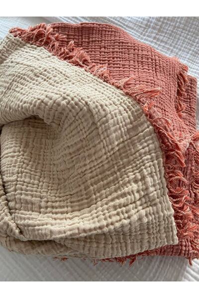 Mrmemo Muslin Bedspread Pique Queen Size 240x240 Cm