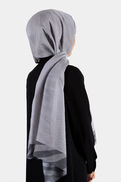 Vissona Women's Life Organic Shawl Silver Gray
