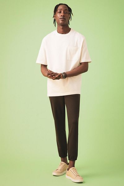 DeFacto Μπλουζάκι Comfort Fit Crew με κοντό μανίκι με τσέπες