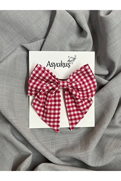 Women's Pink White Pötikare Patterned Bowknot Automatic Buckle