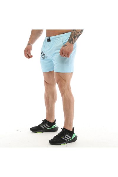 Big Sam Fitness Training Short Cut Blue 1326