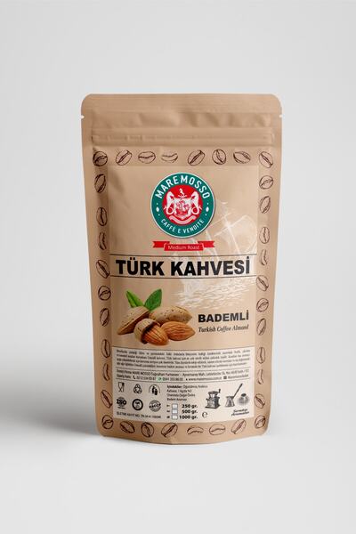 Mare Mosso Caffe ê Vendite Acı Badem Aromalı Türk Kahvesi 250 Gr.