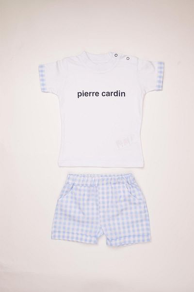 Pierre Cardin بدلة شورت صيفية للأولاد مصنوعة من القطن بنسبة 100%302647