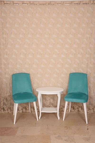 AKÇA TEKSTİL Leaf Model Mink Color Rope Curtain Ready Made Buttons Sewn Rope Curtain 300*270 Cm