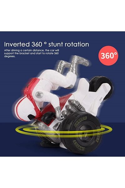 LRS STORE 360 °   دراجة نارية موسيقية مضاءة دوارة هدية للأطفال