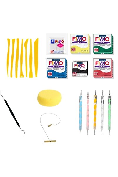 Staedtler Fimo Soft Polimer Kil 6'lı Profesyonel Set