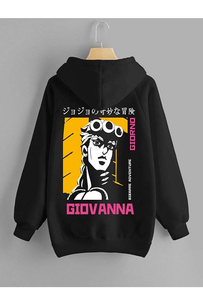 DEEPSENCE Unisex Oversize Hooded Sweatshirt Giorno Print