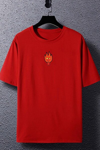 Trend Sizde Unisex Fire Avatar Štampano kratki rukav T-shirt
