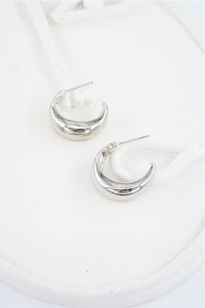 By Zeyna Aksesuar أقراط نسائية بتصميم خاص على شكل نصف قمر مقاس 2 سم