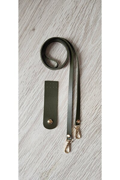 NAZENİN HOBİ AKSESUAR غطاء جلدي وحزام رفيع 110 سم