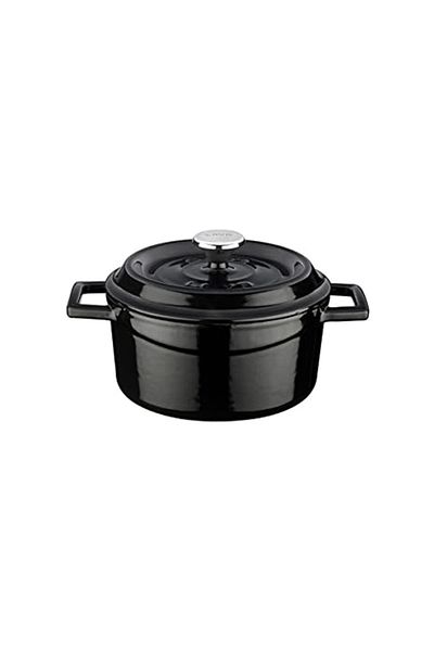Lava Metal Cast Round Pot, 16 cm