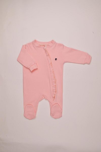 Pierre Cardin 100% Cotton Interlock Fabric Baby Girl Long Sleeve Jumpsuit303650