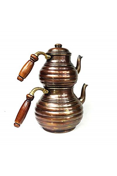 Shark Anattolia Sliced Copper Teapot No: 2