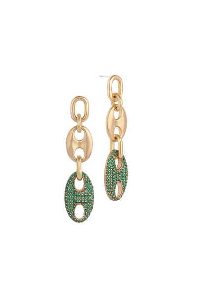 Juju Bronze Drop Flow Earrings