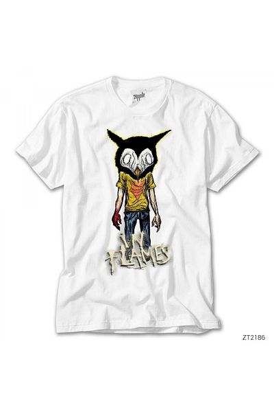Z zepplin Тениска In Flames Monster White