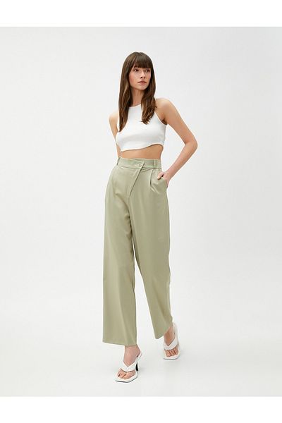 Koton Hose - Grün - Wide Leg