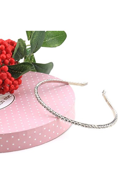 Lisre Kristal Taşlı Metal Tel Taç