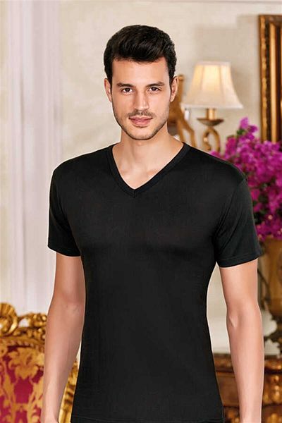 ÇamaşırcımShop Berrak 1006 V-Neck Short Sleeve Men's Undershirt