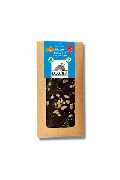 Dolc'ida Fındıklı Masum Çikolata (Şekersiz Vegan-Glütensiz)