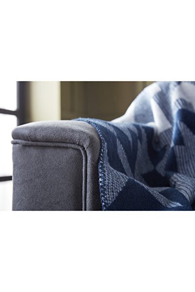 Doqu Home Origami Blanket Double - Navy Blue