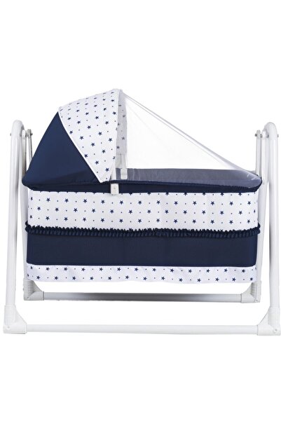 POLLY BABY Lacivert Portatif Sallanır Sepet Hamak Beşik
