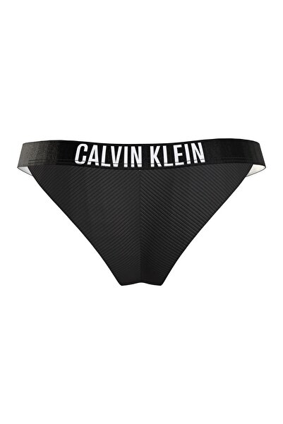 Calvin Klein Bikini-Hose - Schwarz - Mit Slogan