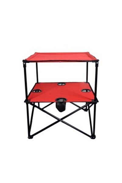 met35 Katlanır Bardaklı Çift Katlı Rejisör Kamp Masası