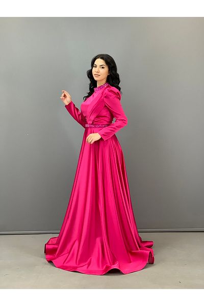 Favella Βραδινό φόρεμα Hijab Satin
