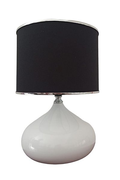 Art&Gift Serenay Metal - White Elite, Black Headboard with Silver Detail