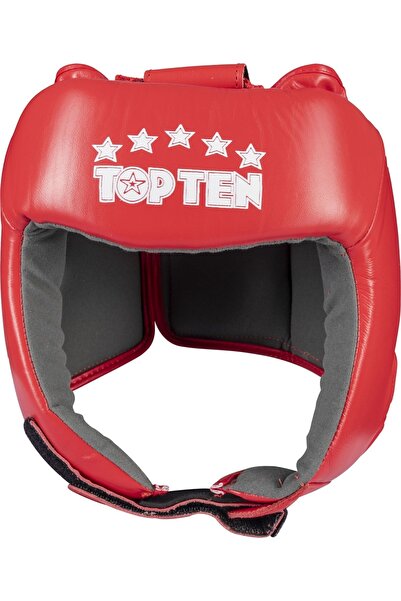 Top Ten Iba (aiba) Onaylı Hakiki Deri Boks Kaskı