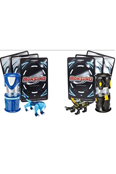 GIOCHI PREZIOSI Monsuno, Licensed Longfang Vs Hydro Figures, Launch Capsules and 6 Game Cards