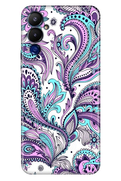 TECNO Pova 4 Kılıf Silikon Desenli Resimli Uv Kapak Mavi Mandala