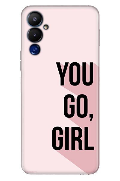 TECNO Pova 4 Kılıf Silikon Desenli Resimli Uv Kapak You Go Girl
