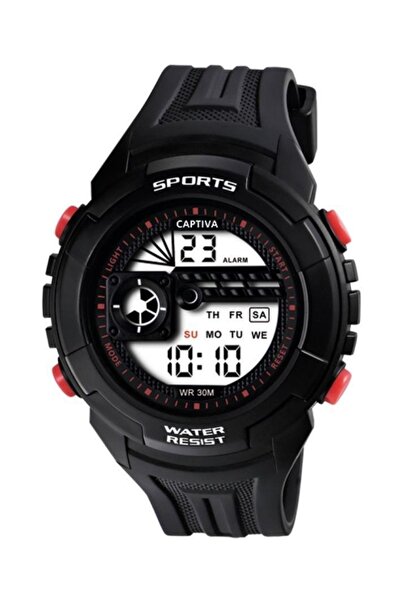 captiva Digital 30 Mt Water Resistant Alarm & Chronometer & Lighting Children...