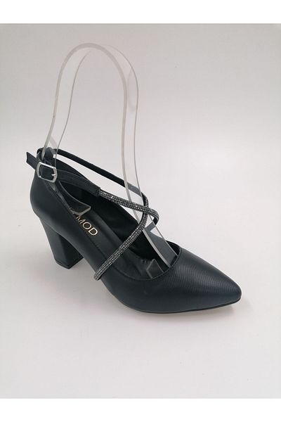 SOLMAZ Ermod 1407 Stiletto de piatră cu toc negru