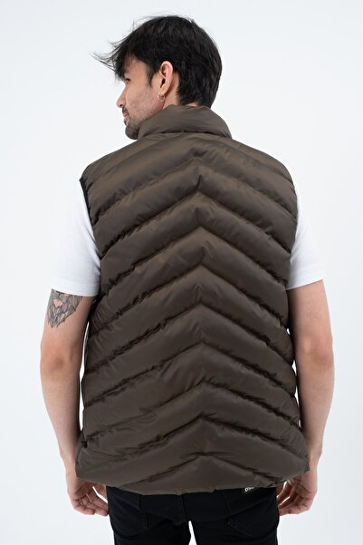 GAREN Чоловічий хакі надувний жилет Водонепроникний Водонепроникний Поперечний крій Сезонний