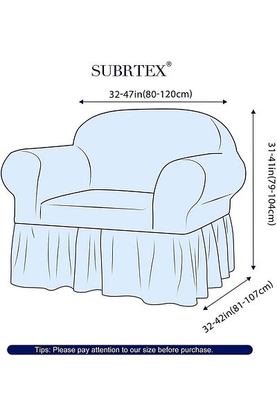 FurkanTicaret Bürümcük Lycra Washable Flexible Sofa, Sofa, Sofa Bed Cover Single (chair) Sofa Cover