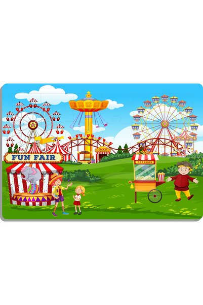 Ahtek Wooden Children's Puzzle Set of 5 (model-1)