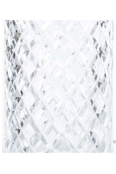 Jenisa Glass Handmade Cage Carafe Thin Long Soft Drink Cup 4 Pieces