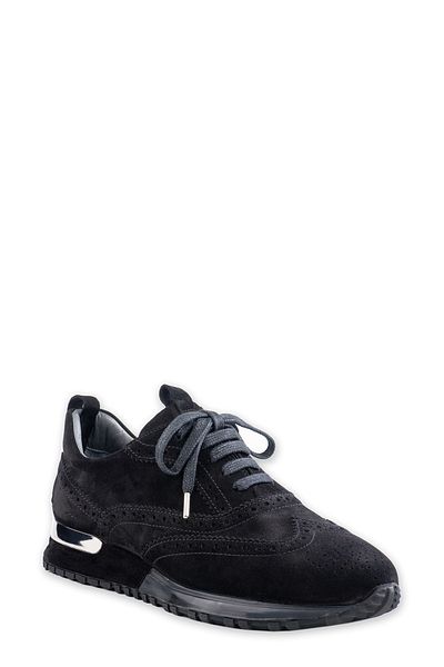 DOKA Suede Leather Sneakers635707 Black