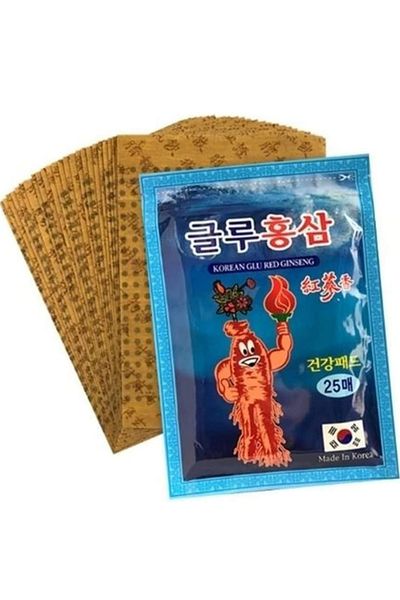 bitkisel fırsatlar 25Pcs Medical Tts Tape Korean Glu Red Ginseng