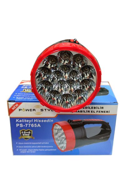 Power Style Ps-7765a 15+6 Led Şarjlı El Feneri+ışıldak - Kamp, Avcı, Balıkçı ...