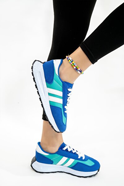 Shupe Жіночі щоденні зручні кросівки з синьою підошвою