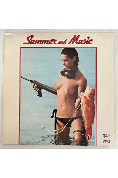 Plakevi İzmir Summer And Music Lp Plak (1977 Orjinal Türk Dönem Baskı)