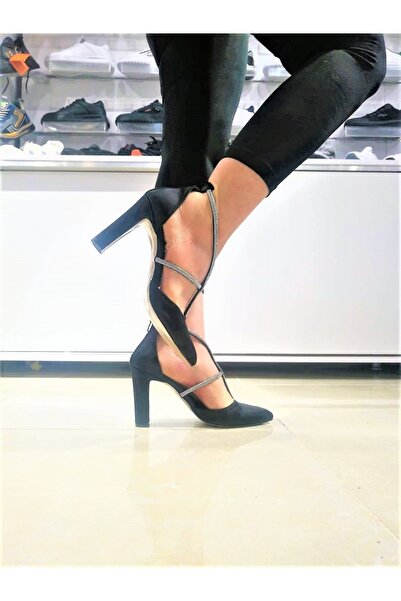 PUNTO Arme Cıty Ac4510340 Topuklu Saten Taş Detaylı Arkadan Fermuarlı Abiye